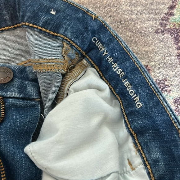 AMERICAN EAGLE CURVY HI-RISE JEGGING IN SIZE 6 - SHORT LENGTH - Picture 3 of 5